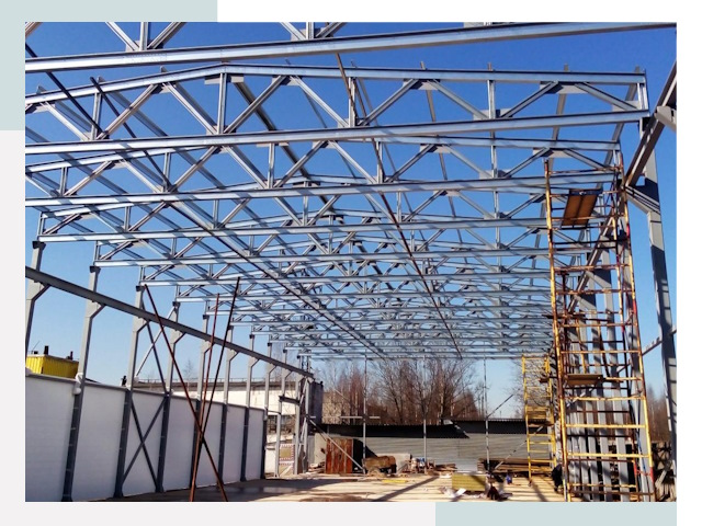 Строительство цехов в Кашира от 625 руб. под ключ