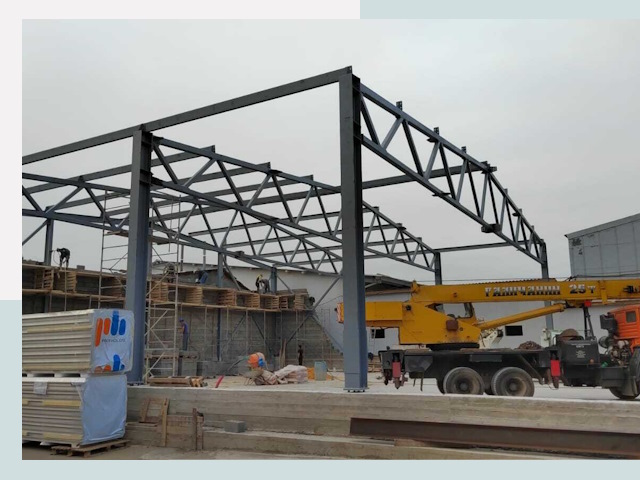 Строительство цехов в Кашире