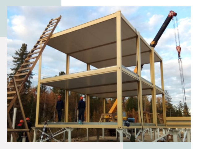 Строительство модульных здания Кашира