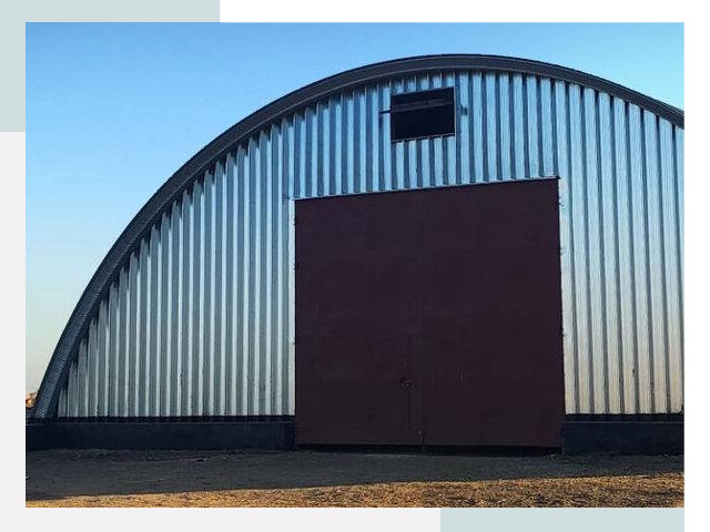 Бескаркасные ангары в Кашире