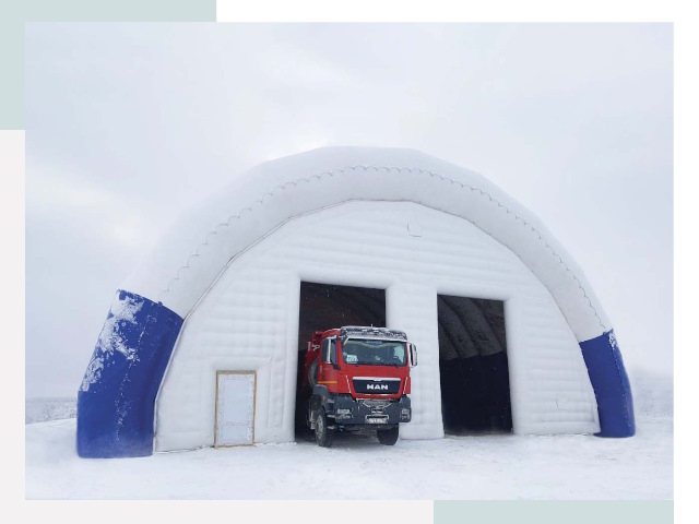 Мобильные ангары в Кашире