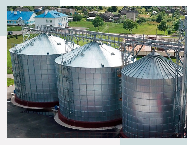 Металлические силосы в Кашире