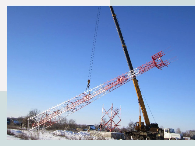 Строительство башен связи в Кашире от 625 руб.