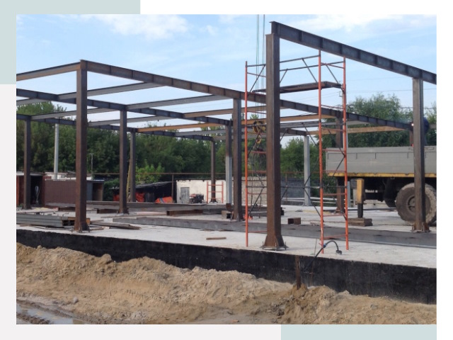 Фундамент для ангаров в Кашире