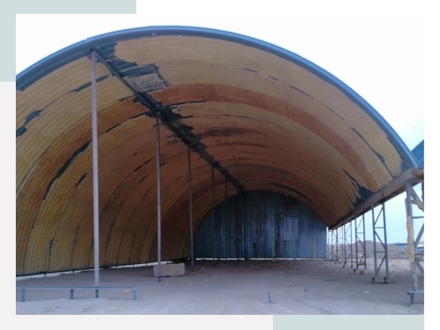 Реконструкция ангаров в Кашире