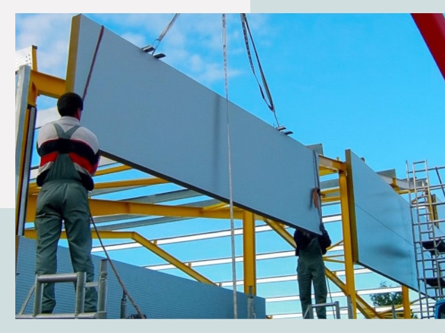 Монтаж сэндвич-панелей в Кашире от 625 руб.